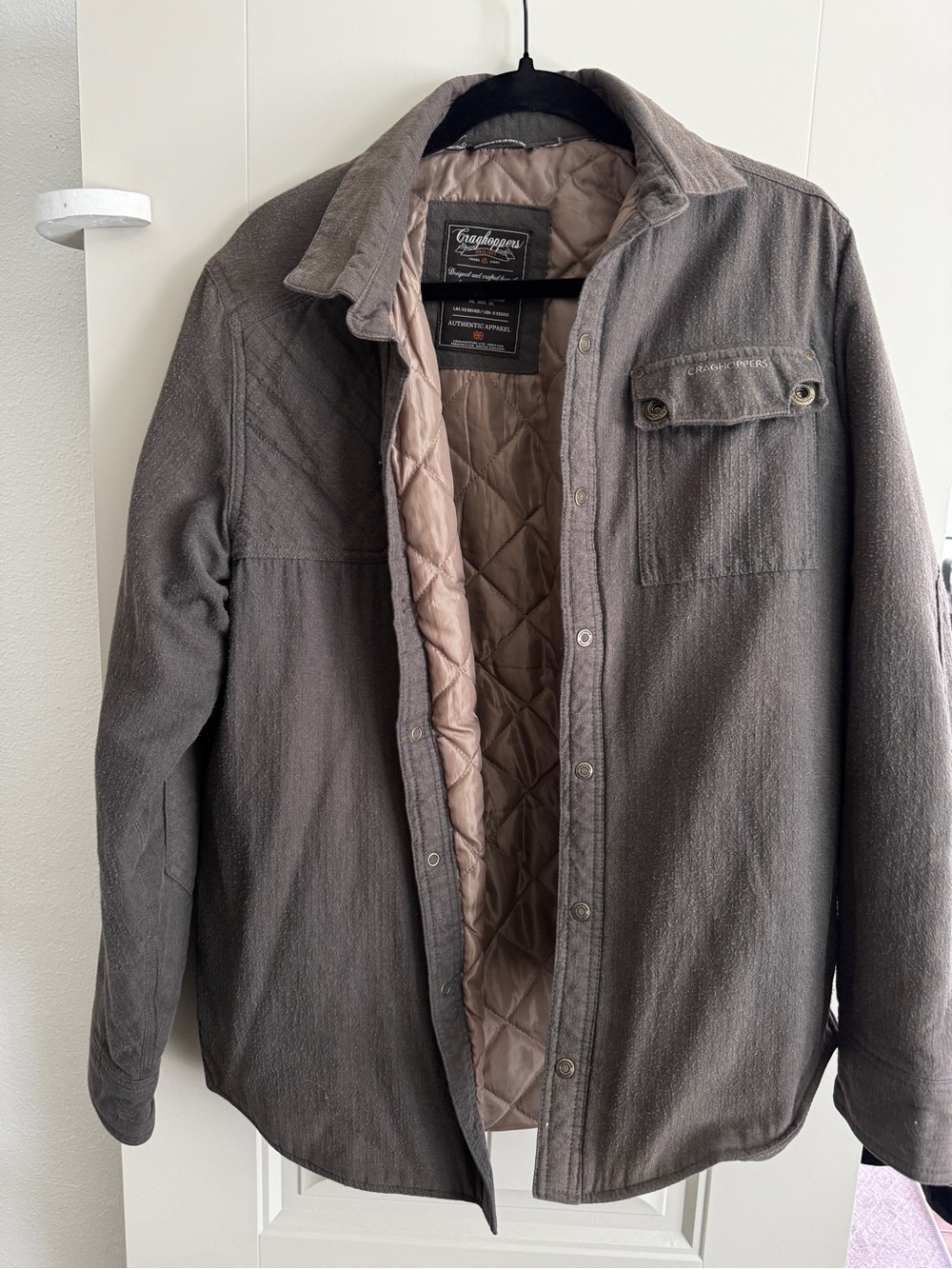 Craghoppers Men's Quilted-Lined Shacket